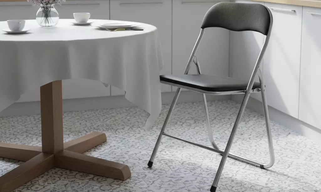 Set 6 sedie pieghevoli con struttura in acciaio Camillo Rigamonti srl