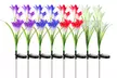 2 Pack Solar Garden Lights with Bigger Lily Flowers Color-Changing Outdoor Decor - Second Medium