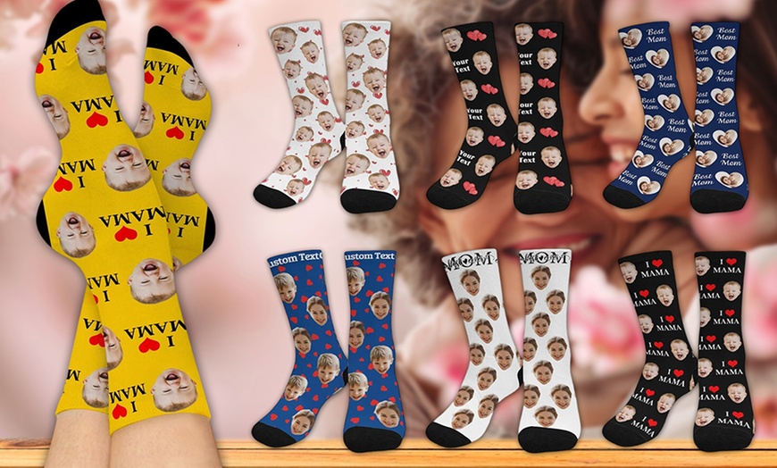 Image 1: Socken & Kniestrümpfe mit Foto