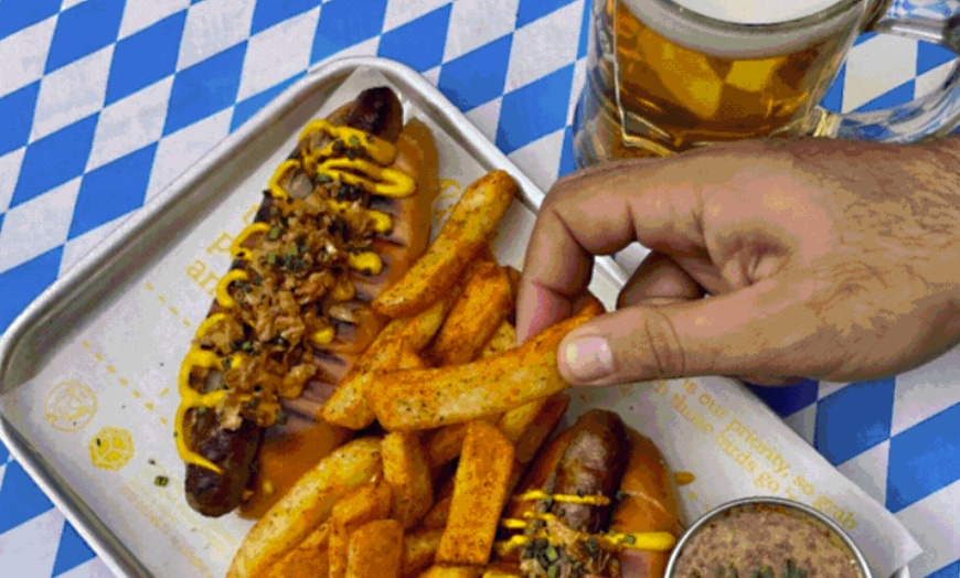 Image 6: Eatyard Oktoberfest: 2 Drinks, Free Pretzel & German Games Galore