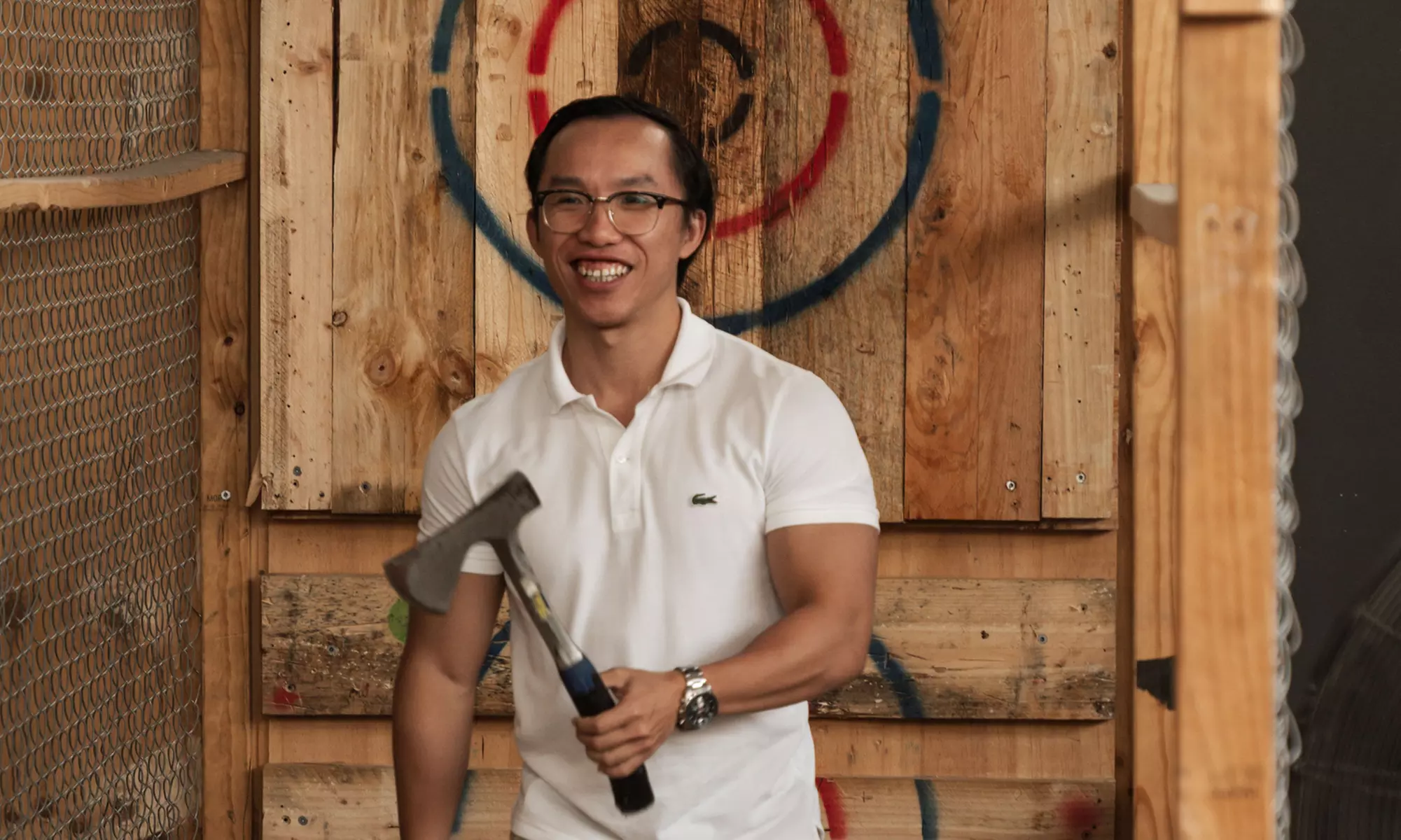 90-Minute Axe Throwing with Personalized Coaching & Private Lanes
