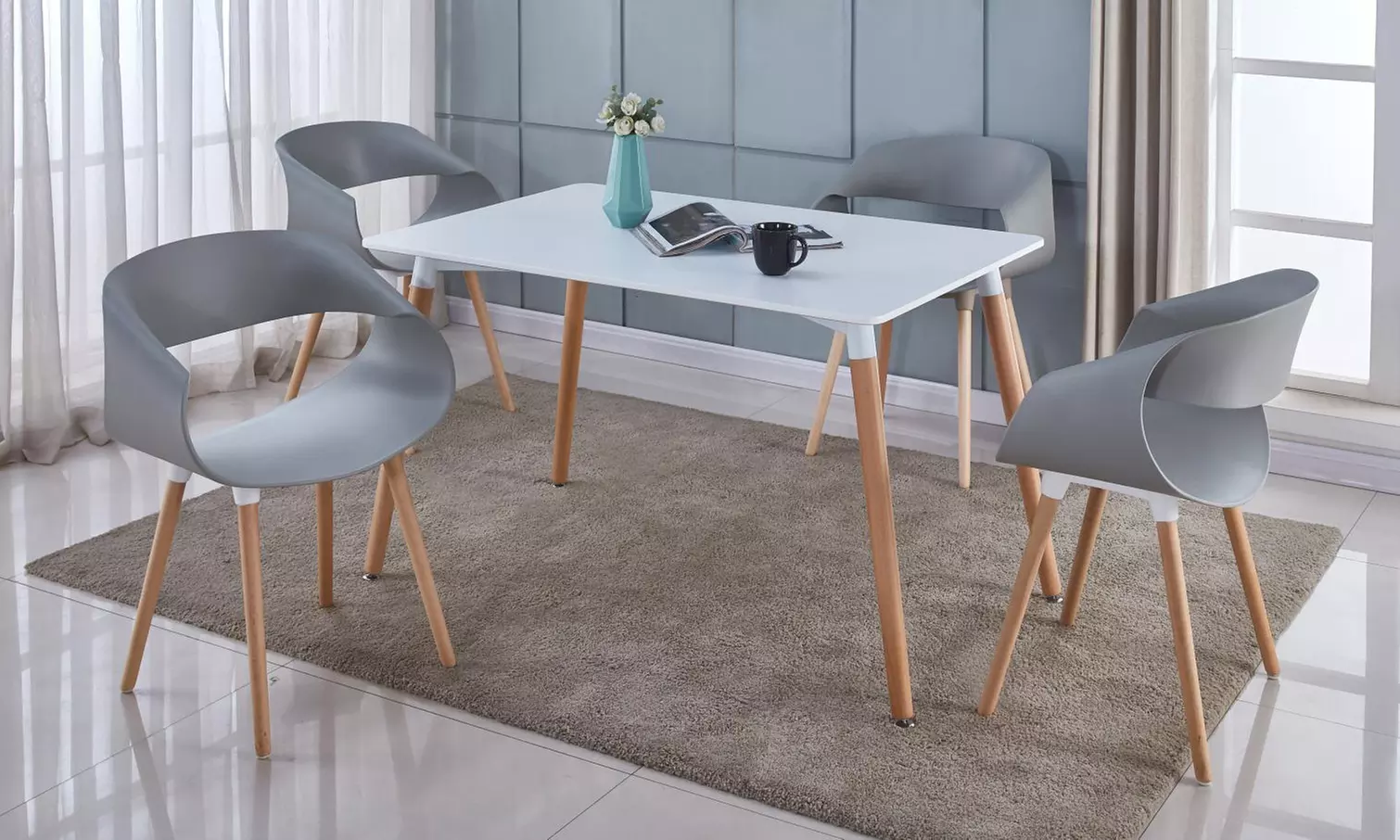 1, 2 ou 4 chaises scandinaves Twix - Primary Image