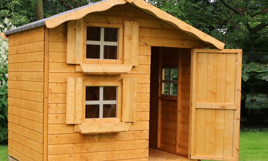 Image 2: Mercia Double-Storey Playhouses