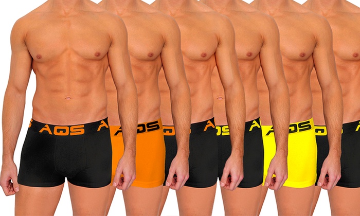 aqs men's colorful boxer briefs