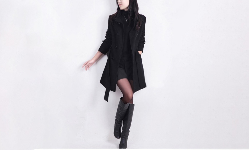 Image 2: Winter Trench Coat