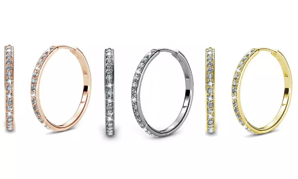 Boucles d’oreilles chic en cristal