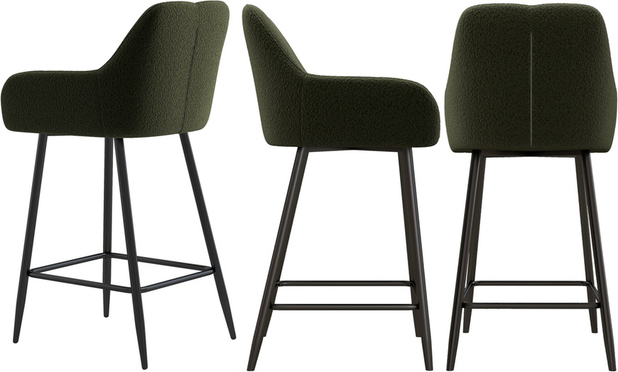 Image 25: Set di 2 sgabelli da bar Leo