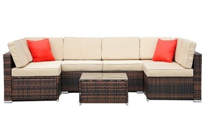 Six-Seater Outdoor Rattan Set