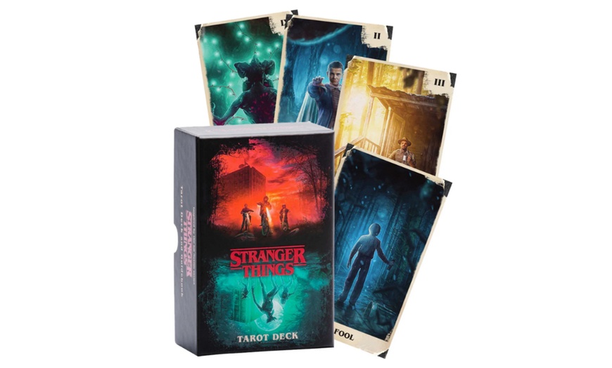 Image 2: Stranger Things-Inspired Tarot Card Deck, Unique Artwork and Guidebook