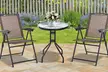 Outsunny Three-Piece Outdoor Bistro Table and Chairs Set - Image 6