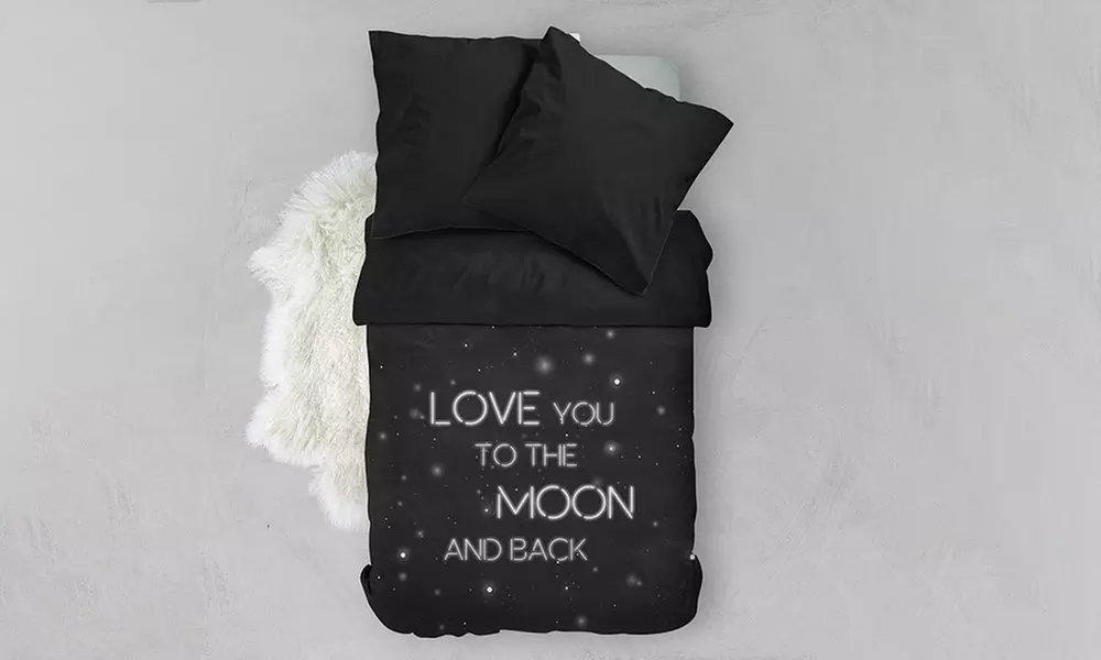 Nightlife Bettwäsche-Set aus Mikrofaser im Modell, in der Größe und Farbe nach Wahl - Primary Image