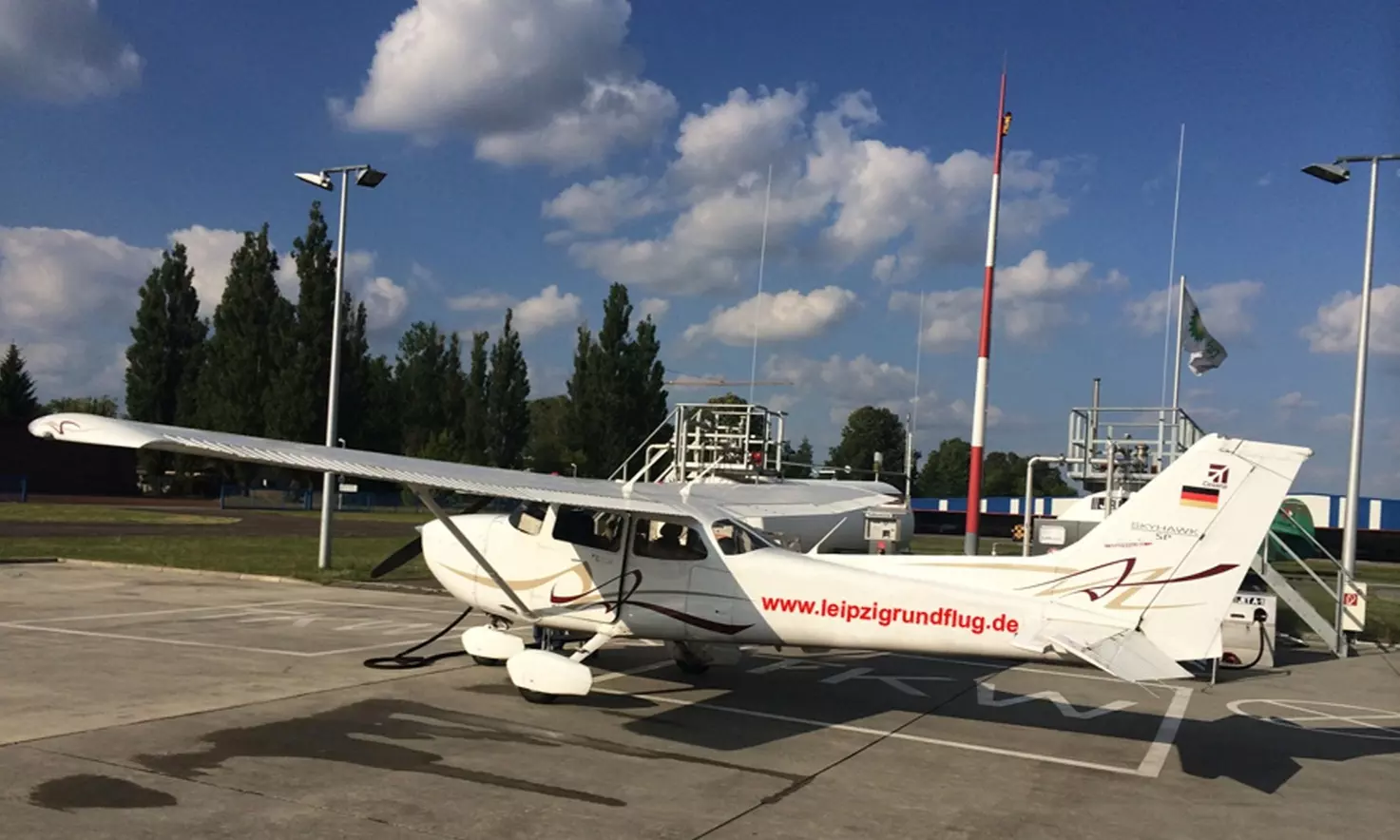 Rundflug über Leipzig