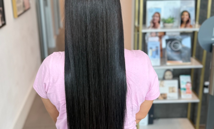 Image 4: Enjoy a Formaldehyde-Free Keratin Protein Smoothing Treatment 
