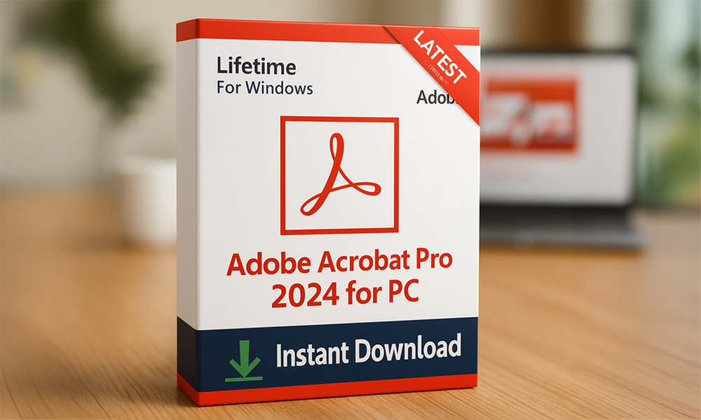 Licencia oficial de por vida para Adobe Acrobat Pro a elegir para 1 PC