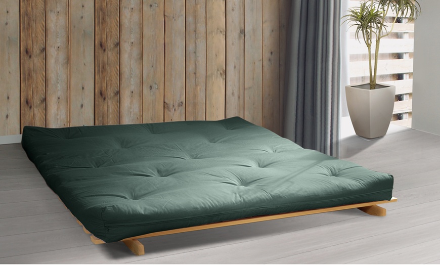 Image 12: Futon Frame and Mattress