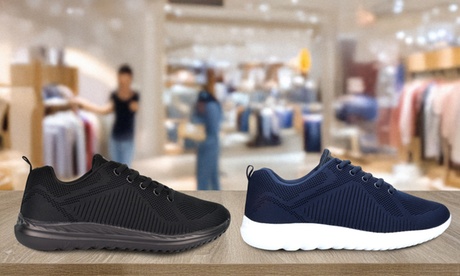 Dek Men's Navy Freeways Memory Foam Trainers: /Uk 12