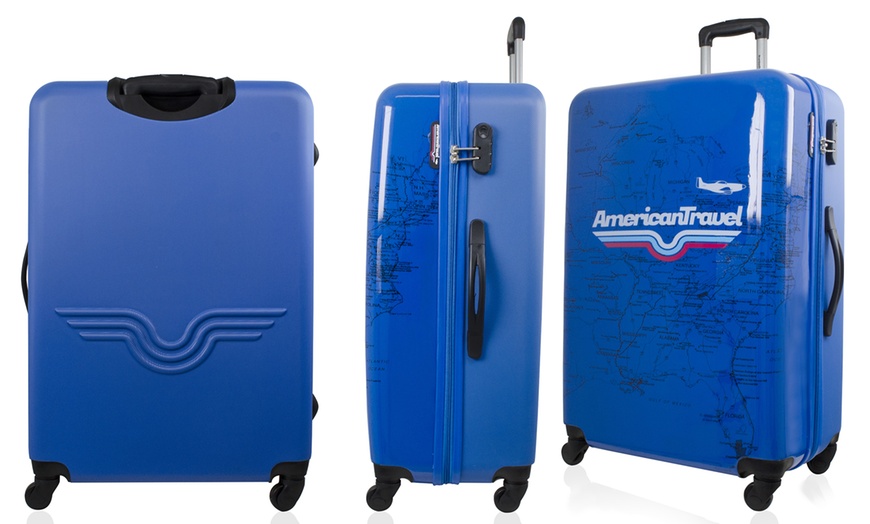 Image 6: Set of Three Trolley Suitcases