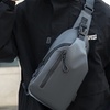 Image 1: Water-Resistant Anti-Theft Sling Bag with USB Charging Port