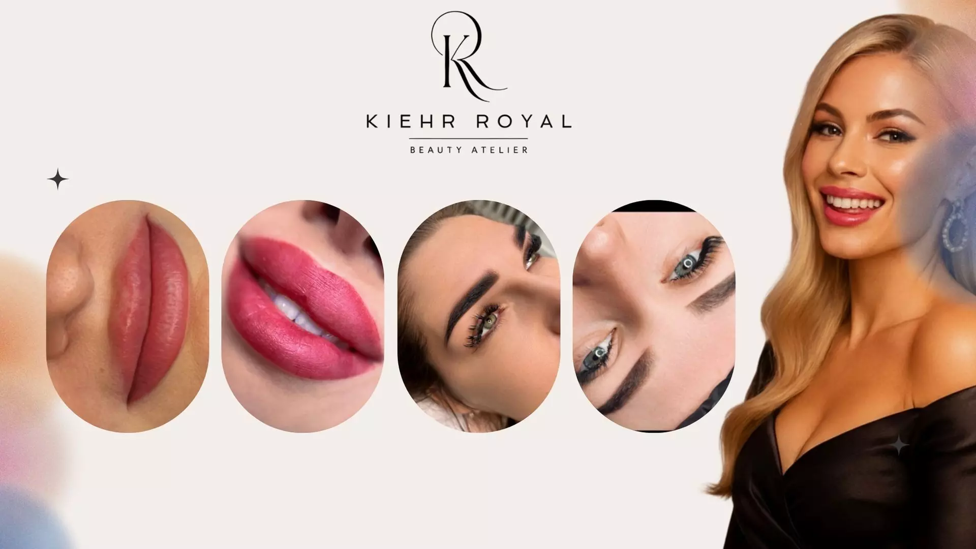 Aquarell-, Velvet- oder 3D-Lips oder PMU für Augenbrauen für 1 Person