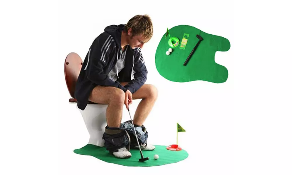 1 ou 2 sets de golf pour toilettes - Primary Image