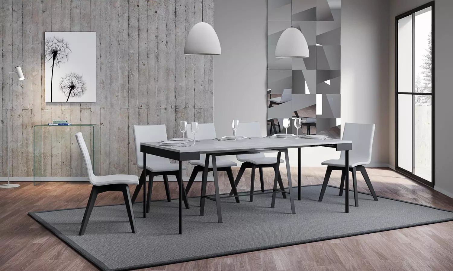 Ausziehbarer Konsolentisch „Banco Evolution“