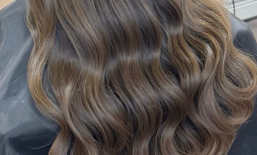 Image 2: Full Highlights or Balayage, Partial Highlights or Full Color +Olaplex