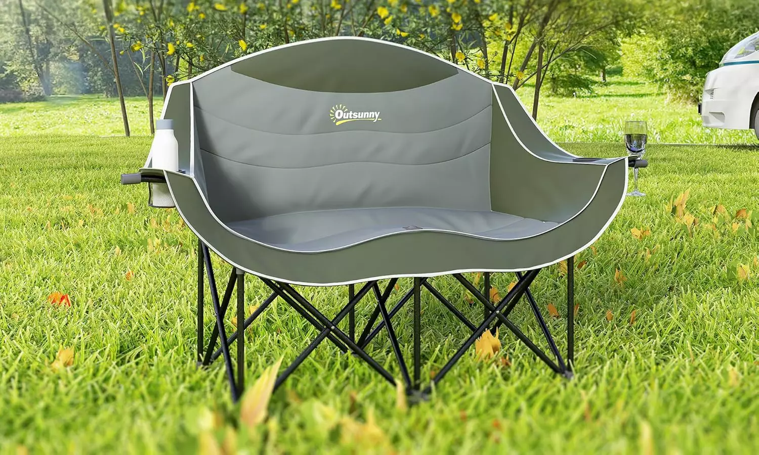 Outsunny Double Camping Chair