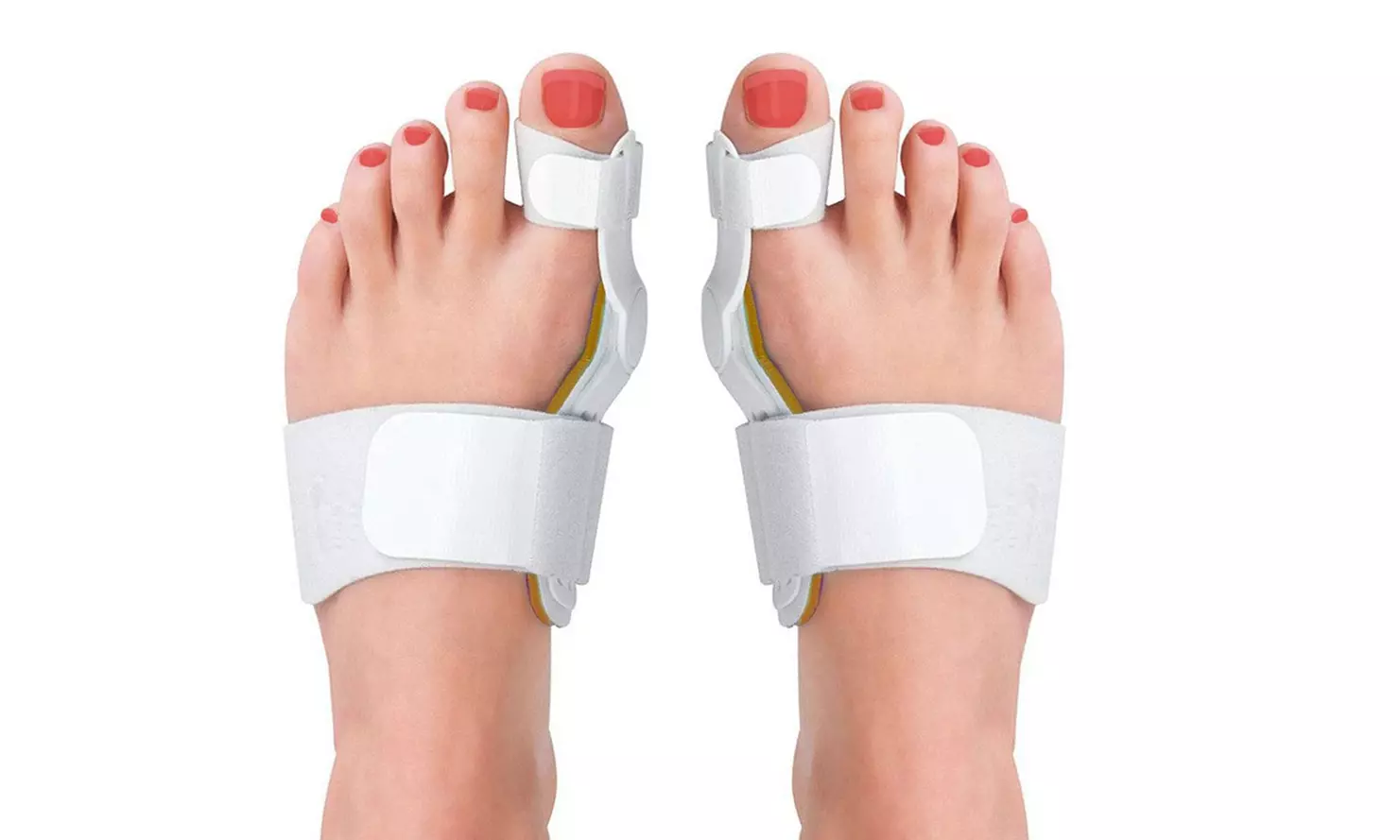 Orthopedic Adjustable Bunion Corrector and Toe Splint With Hinge (1-Pair) - Primary Image