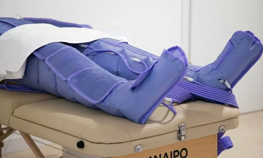 3, 6 o 9 sesiones de estimulación electromagnética o presoterapia