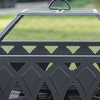 Image 6: Outsunny Outdoor Fire Pit with Screen Cover