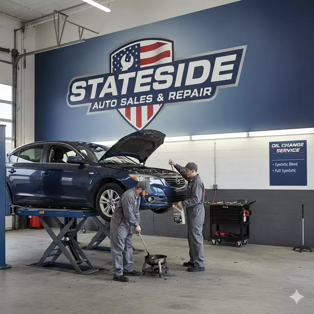 (Up to 48% Off) Full or Semi-Synthetic Oil Change with 21-Point Inspection at Stateside Auto - Primary Image