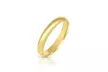 14K Gold Plated Wedding Band Collection in Solid Sterling Silver - Second Medium