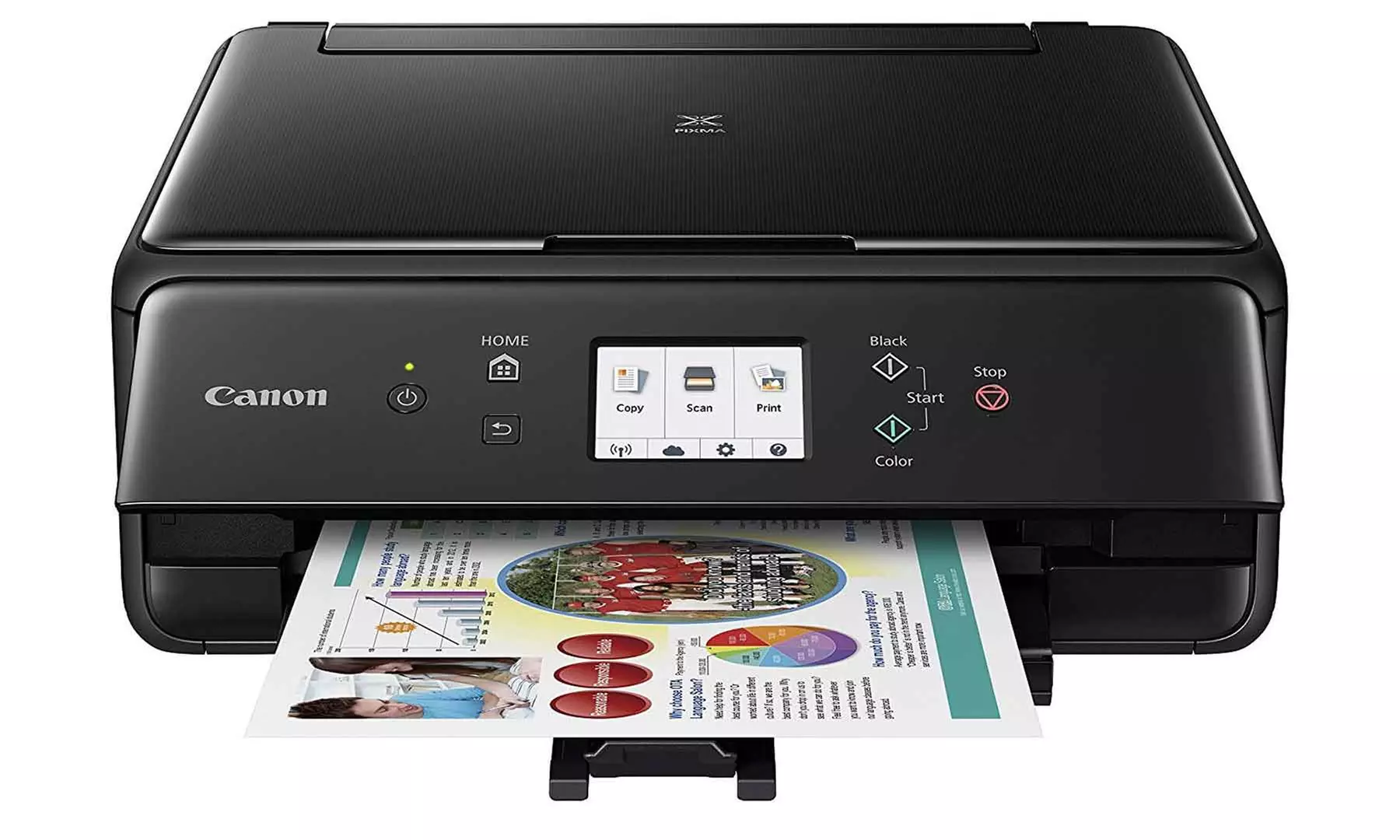 Canon PIXMA TS6020 Compact Wireless Inkjet All-in-One Auto Duplex Printer - Primary Image