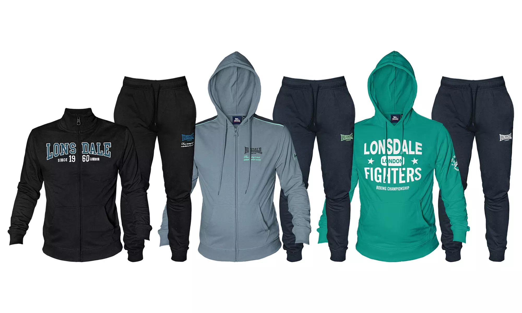 Tuta uomo Lonsdale in cotone leggero