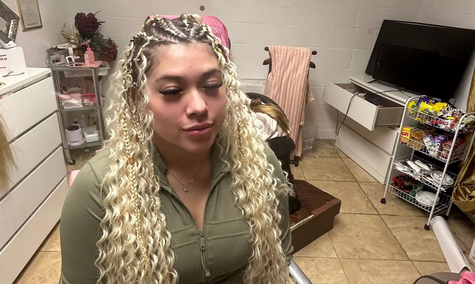 Braids, Medium Box Braid, Individual Hybrid Lash, Or Kids Boho Braids