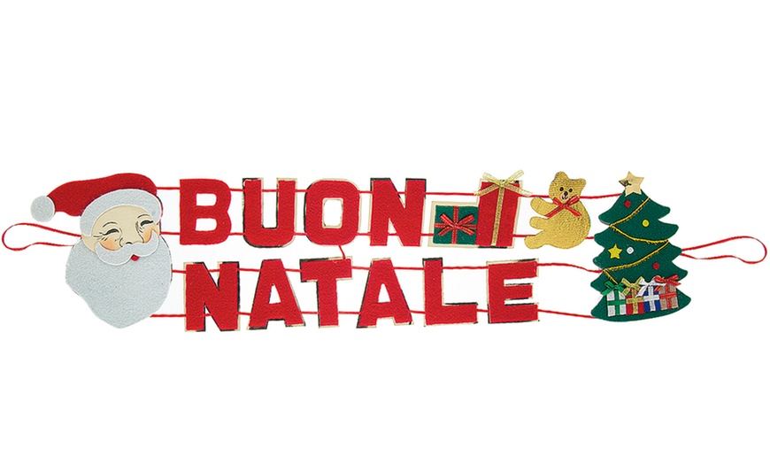 Image 1: Scritta di Buon Natale