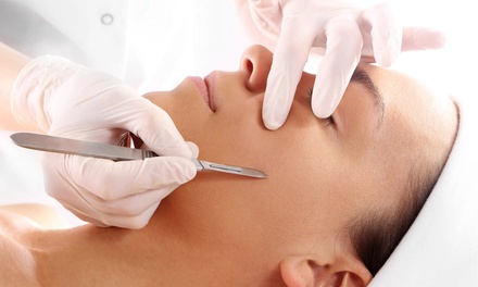 LED Light Therapy  + Facial Lymphatic Drainage + Dermaplane - 90 Minutes - Caring Hands Therapeutic Massage