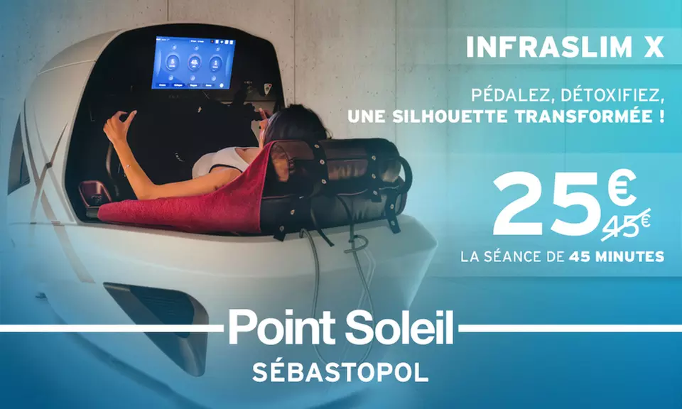 Séances performance et détox au centre Point Soleil Réaumur Sébastopol