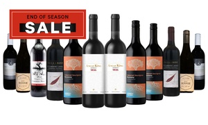 12-Pc Stellar Red Wines Mixed