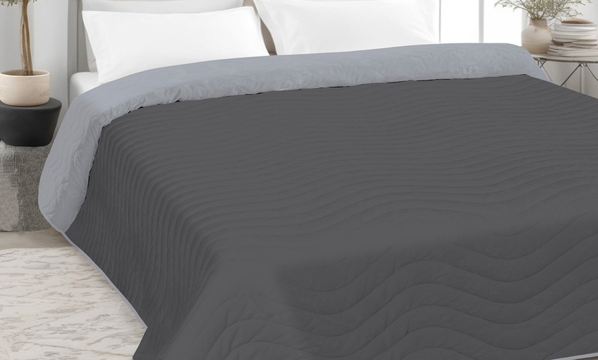 Image 3: Dubbelzijdige beddesprei