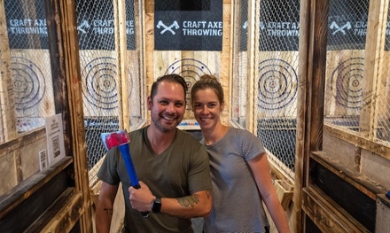 60-Minutes of Axe Throwing for 1 Person, valid Any Day - Craft Axe Throwing - Springfield, MO
