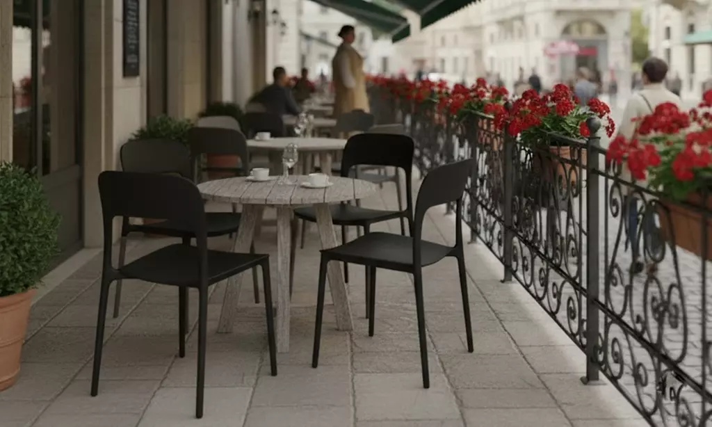 Set di 4 sedie da esterno