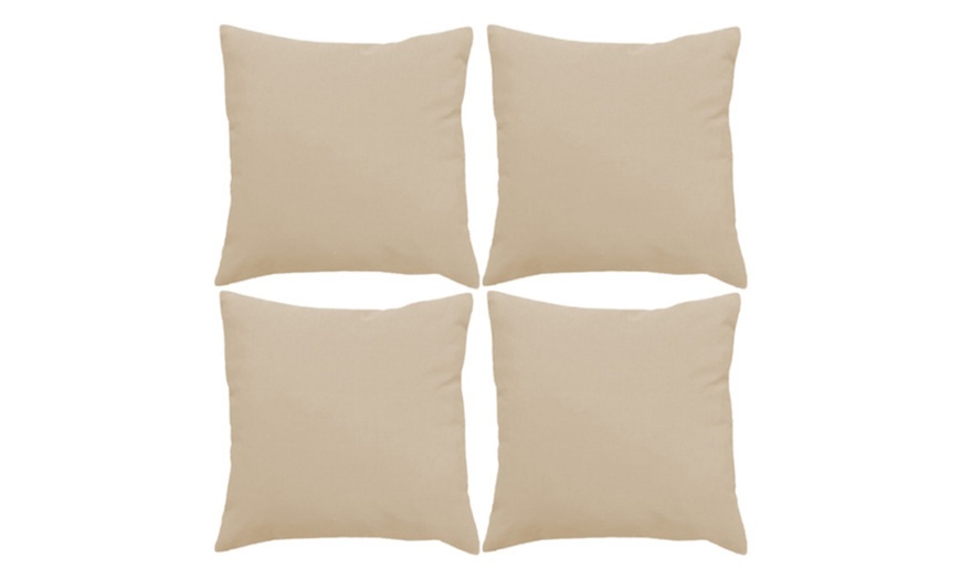 Image 13: 4pk Waterproof Outdoor Cushions