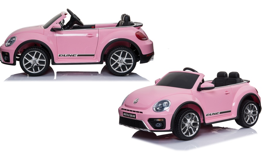 Image 16: Volkswagen Beetle Kids' Ride-On