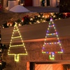Image 4: Christmas Tree Lights Triangle Ladder