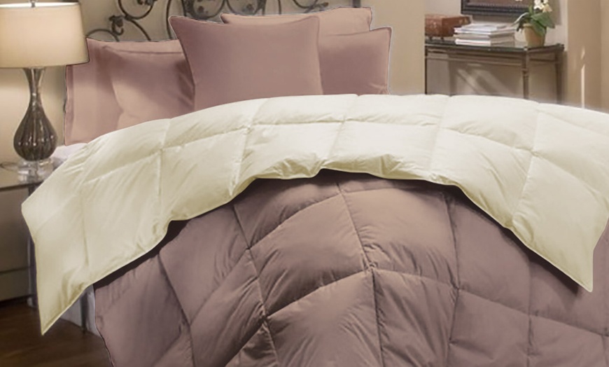 Image 3: Double-Faced Goose Feather Duvet