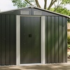 Image 3: Large Metal Garden Tool Storage Shed in 6 Styles
