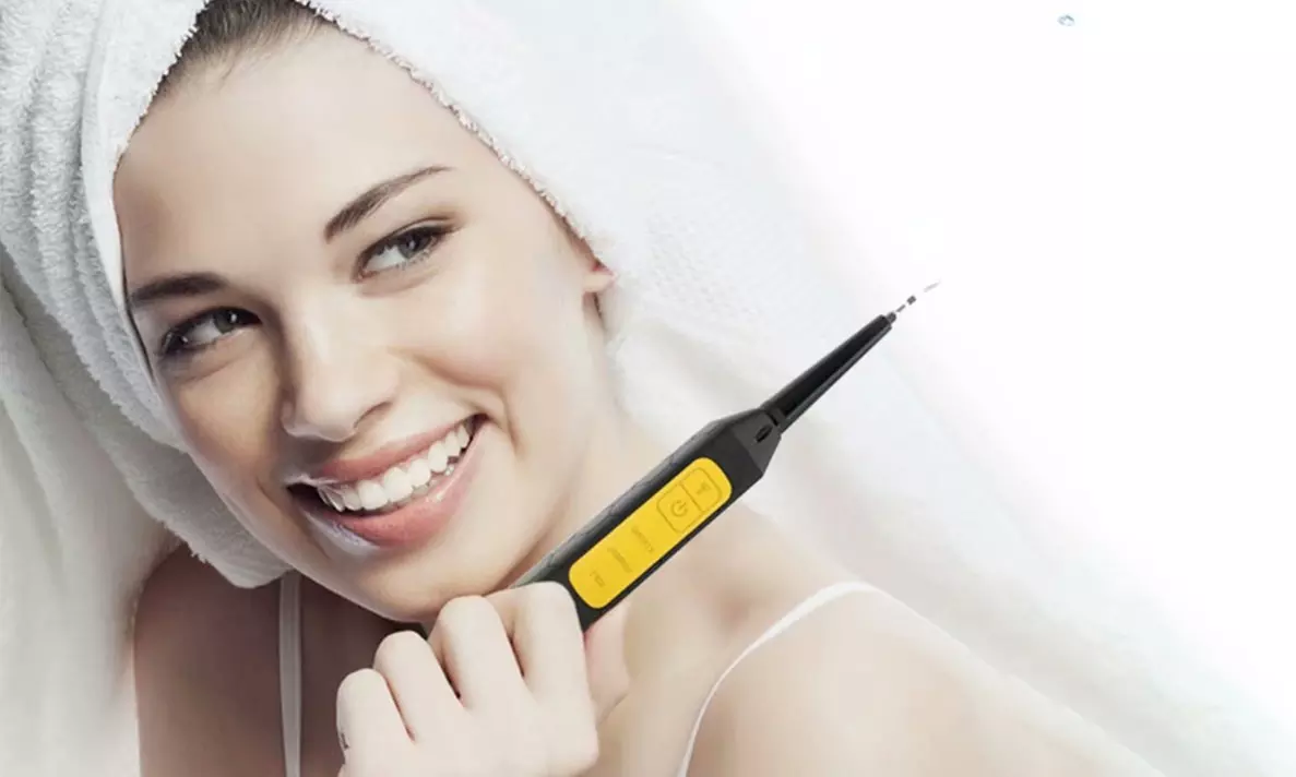 Electric Sonic Dental Calculus Plaque Remover Tool Tooth Scraper Removal Cleaner