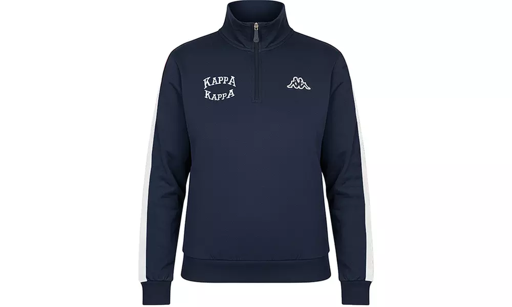 Tuta pigiama homewear da donna Kappa in cotone felpato