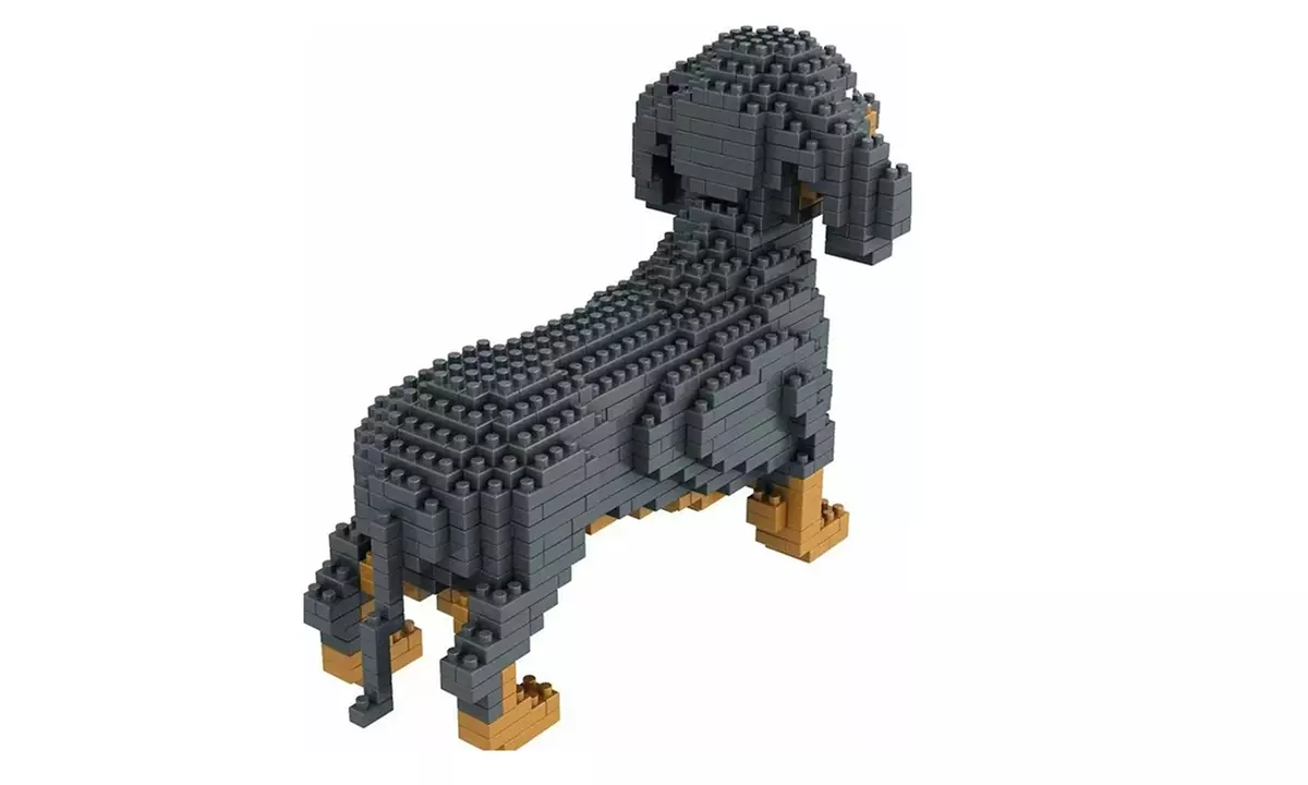 LEGO Inspired Mini Dog Breed Building Block Set - Corgi, Doberman, Dachshund